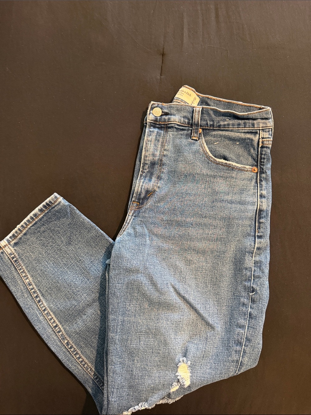 Classic Women’s Blue Denim Mom Jeans